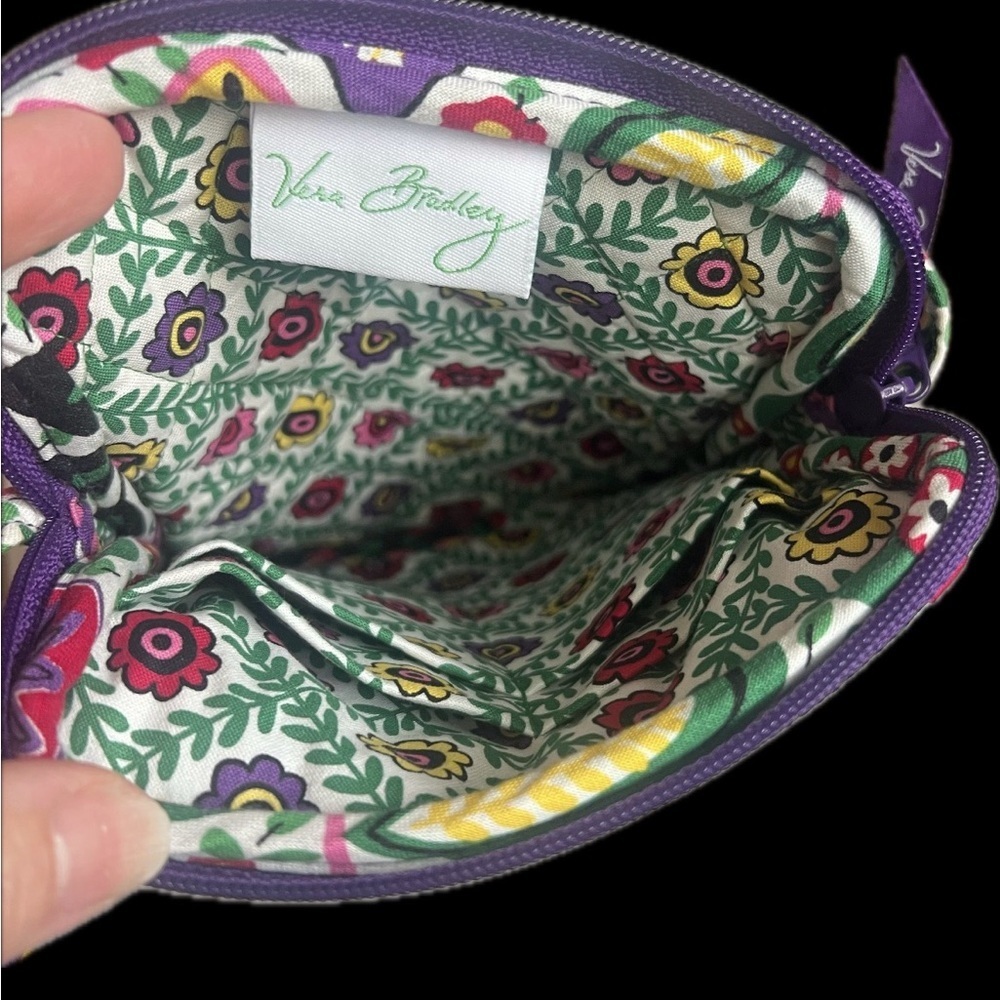 Vera Bradley Viva La Vera Mini Hipster Crossbody Bag Retired Floral Quilted - Picture 3 of 5